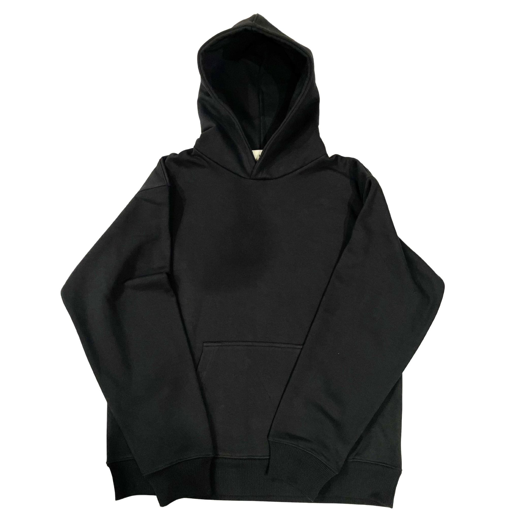 Classic Black Essential Hoodie