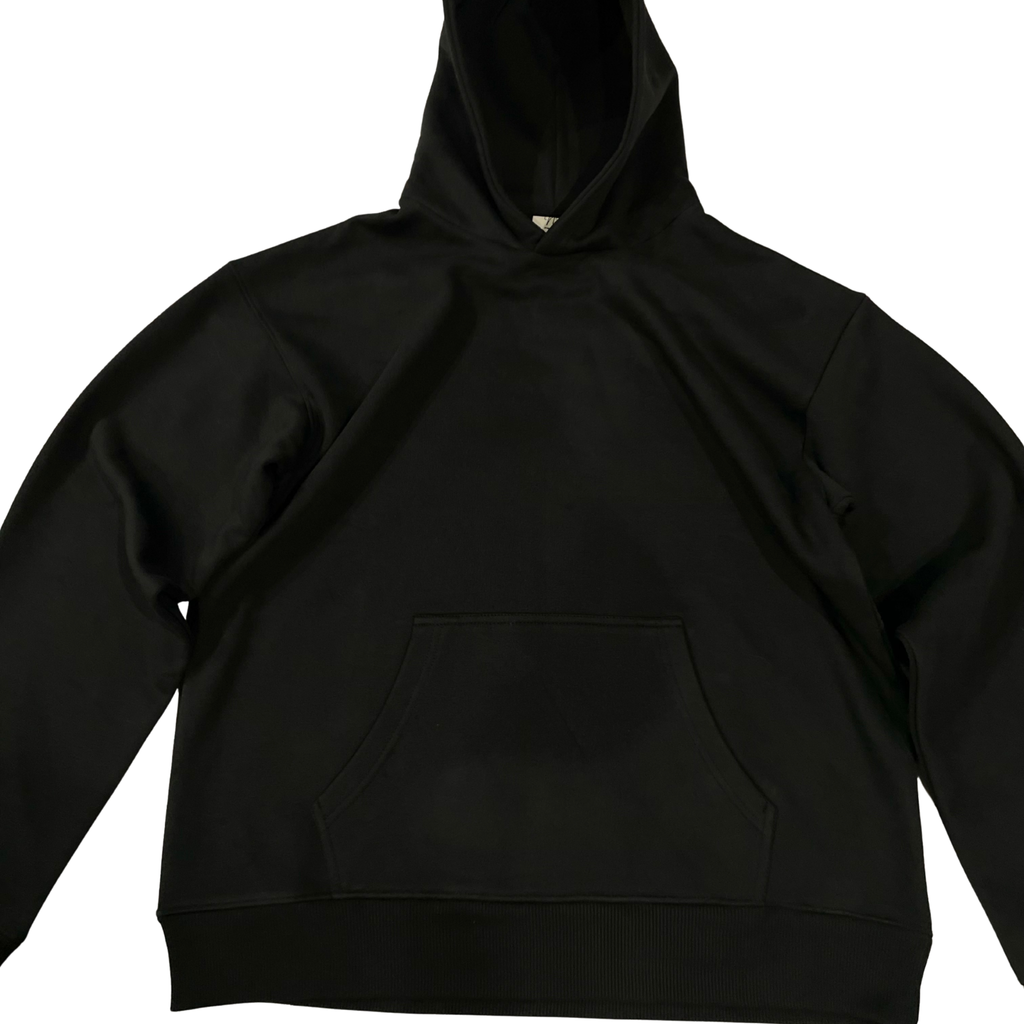 Classic Black Essential Hoodie