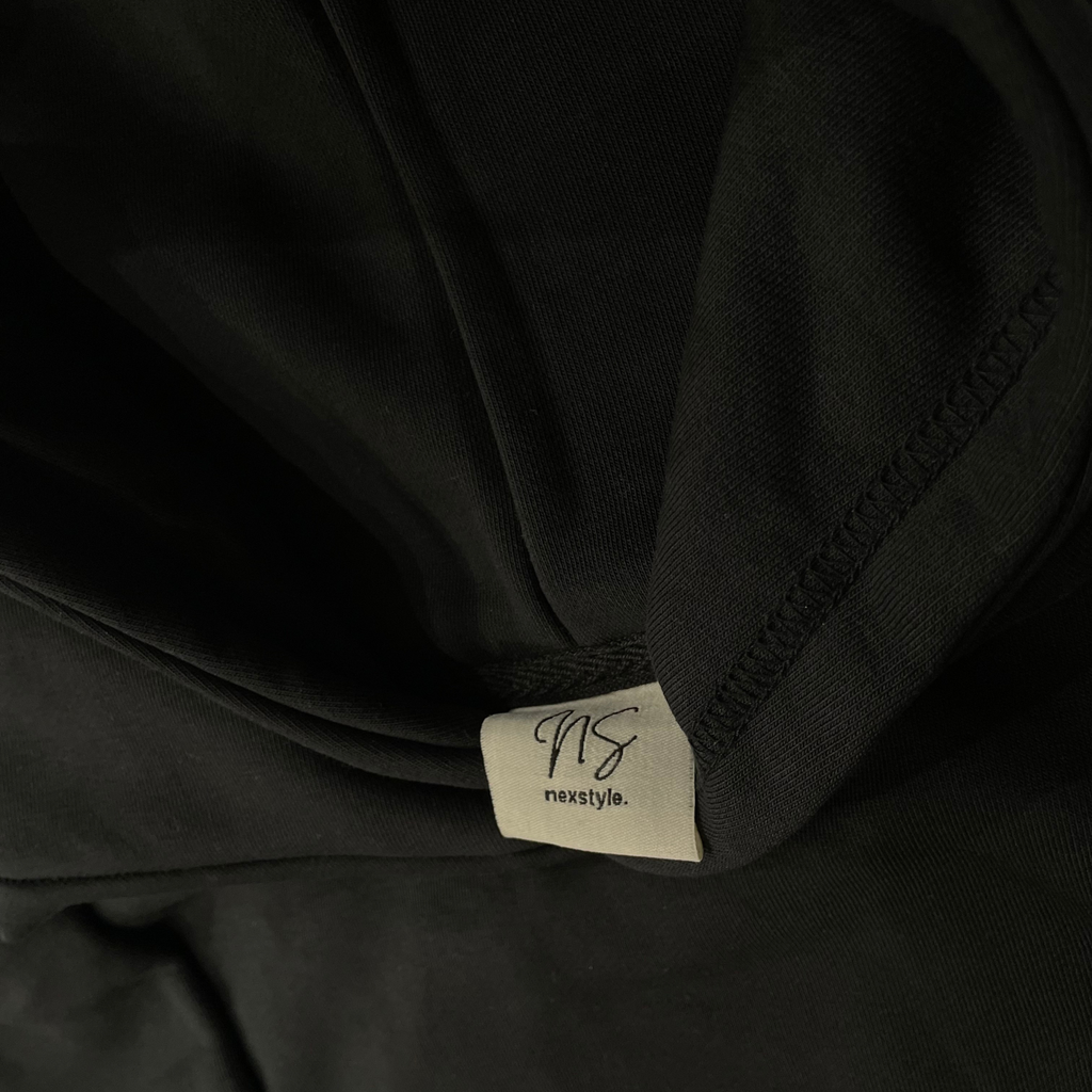 Classic Black Essential Hoodie